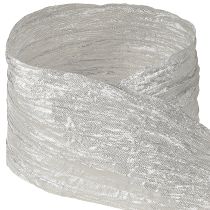 Itens Fita decorativa para presente, fita de mesa, fita prateada leve 75mm 15m