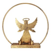 Anel decorativo de metal anjo castiçal decorativo Natal Ø37,5cm