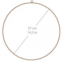 Aro decorativo, anel de metal, anel decorativo para pendurar pátina Ø37cm 3pcs