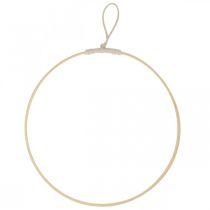 Anel decorativo para pendurar, decorar janelas, decorar paredes cores naturais Ø30cm 4uds