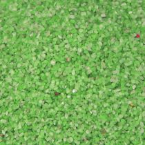 Itens Areia decorativa verde neon areia colorida areia 0,5mm verde neon 1kg
