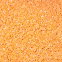 Itens Areia decorativa laranja neon areia 0,5mm 1kg