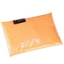 Itens Areia decorativa laranja neon areia 0,5mm 1kg
