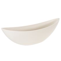 Itens Tigela decorativa bege, 55,5 cm x 14 cm x 17,5 cm (1 peça)