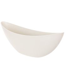 Itens Tigela decorativa bege, 55,5 cm x 14 cm x 17,5 cm (1 peça)
