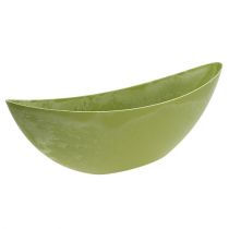 Itens Tigela decorativa verde claro 55,5 cm x 14 cm Alt 17,5 cm, 1p