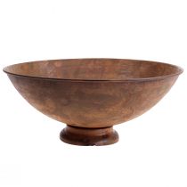 Itens Tigela decorativa tigela de metal decoração com ferrugem vintage Ø34cm Alt.12cm