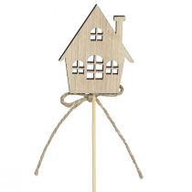Itens Plugues decorativos decoração de natal casas madeira 4,5x5cm 12 un