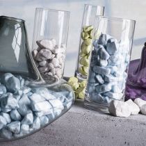 Itens Pedras decorativas 9mm - 13mm verde maçã 2kg