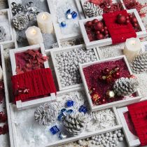 Itens Pedras decorativas 9mm - 13mm fúcsia 2kg