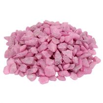 Itens Pedras decorativas 9mm - 13mm rosa 2kg