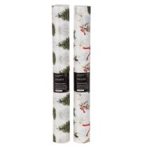 Itens Tecido decorativo natalino, vendido por metro, 120 cm de largura, 2 peças.