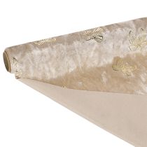Itens Caminho de mesa, tecido decorativo, estampado, laços largos, 35x120cm, 2 peças