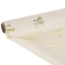 Itens Caminho de mesa, tecido decorativo, estampado, laços largos, 35x120cm, 2 peças