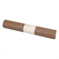 Itens Corredor de mesa de couro em tecido decorativo marrom de couro sintético 33 cm × 1,35 m