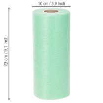Itens Rolo de tecido não tecido verde, 25m, decoração de mesa, vendido por metro.