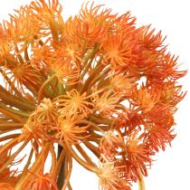 Deco ramo ramo artificial decoração de outono 2 inflorescências laranja 82cm