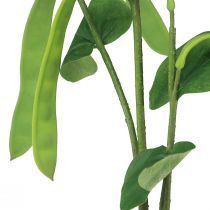 Itens Ramo decorativo de feijão, planta artificial verde 95cm
