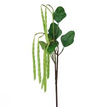 Itens Ramo decorativo de feijão, planta artificial verde 68cm