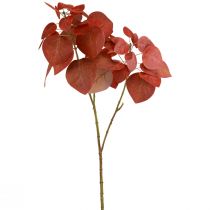 Deco ramo deco folhas de sebo artificial folhas vermelhas 72cm