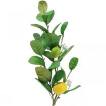 Ramo de limão decorativo com flores e frutos Alt.68cm