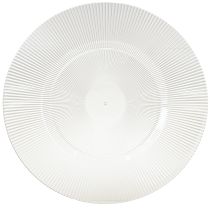 Itens Prato decorativo com ranhuras prato plástico prato plástico transparente Ø33cm