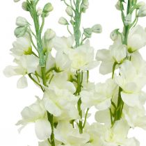 Itens Delphinium Branco Artificial Delphinium Flores De Seda Flores Artificiais 3pcs