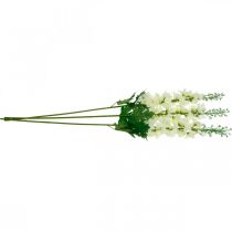Itens Delphinium Branco Artificial Delphinium Flores De Seda Flores Artificiais 3pcs