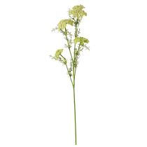 Itens Planta artificial de endro com flor de prado de caule longo verde branco 87 cm