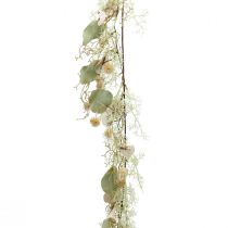 Guirlanda de cardo Guirlanda de decoração de plantas artificiais de cardo 127cm