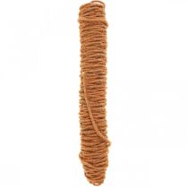 Fio de pavio cordão de feltro, cordão de feltro, cordão de lã laranja 55m