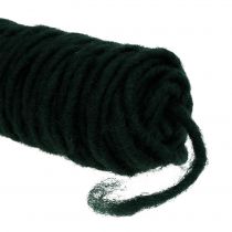 Fio de pavio fio de feltro verde escuro 55m