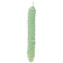 Itens Fio de feltro pavio verde claro 55m