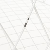 Itens Cesto de arame com alça, metal branco, Ø25/30/35cm, conjunto de 3