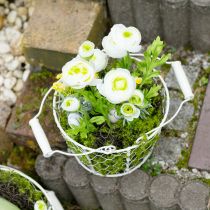 Itens Cestos decorativos de arame como solução criativa para o design do jardim, 30 cm, 1 conjunto.