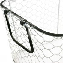 Itens Cesta de arame, plantadeira, plantadeira L43.5 / 39.5 / 35cm, conjunto de 3