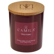 Itens Vela perfumada em copo Camila vinho tinto Ø7,5cm Alt.8cm