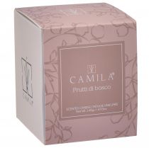 Itens Vela perfumada em vidro Camila frutas silvestres Ø7,5cm Alt.8cm