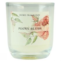 Itens Vela perfumada em vidro Peony Peony Blush Ø7,5cm Alt.8,5cm