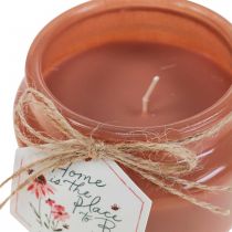 Velas perfumadas em vidro Velas de cera camomila Ø10cm A8,5cm 3uds