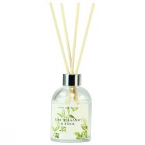 Itens Varas perfumadas fragrância ambiente limão bergamota manjericão 100ml