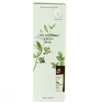 Itens Varas perfumadas fragrância ambiente limão bergamota manjericão 100ml