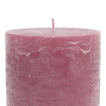 Itens Velas de cor sólida rosa antigo 85x120mm 2pcs