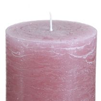 Itens Elegantes velas de pilar em formato de rosa antiga, 70×80mm, conjunto de 4, para decoração de mesa, coroa do Advento e ambiente romântico.