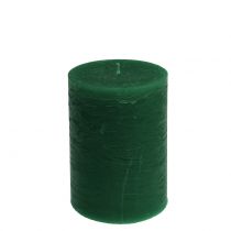 Itens Velas de cores sólidas verde escuro 85x120mm 2uds