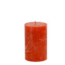 Itens Velas de cor sólida laranja 60x100mm 4pcs