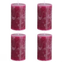 Itens Conjunto de 4 velas cilíndricas em formato de frutos silvestres, 60x100mm – decoração aconchegante.