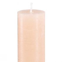 Itens Velas de cor sólida velas de mesa damasco 34x240mm 4 un