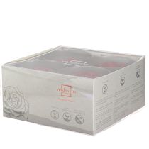 Itens Cabeças de rosas reais Infinity Roses Red Premium Ø8,5cm 4 unidades