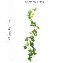 Itens Guirlanda de hera artificial para decoração de ambientes, 173 cm